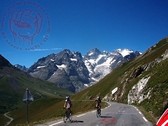 Vista sui ghiacciai francesi Vista sui ghiacciai francesi
